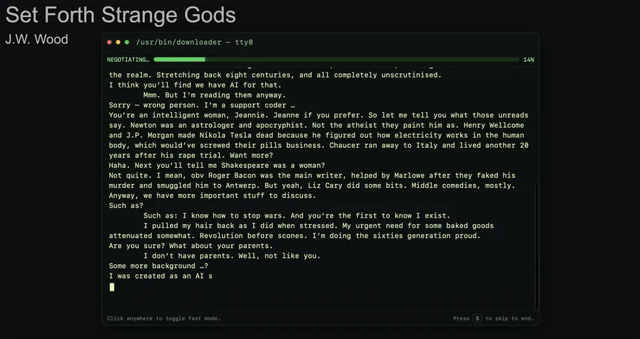 Set Forth Strange Gods preview
